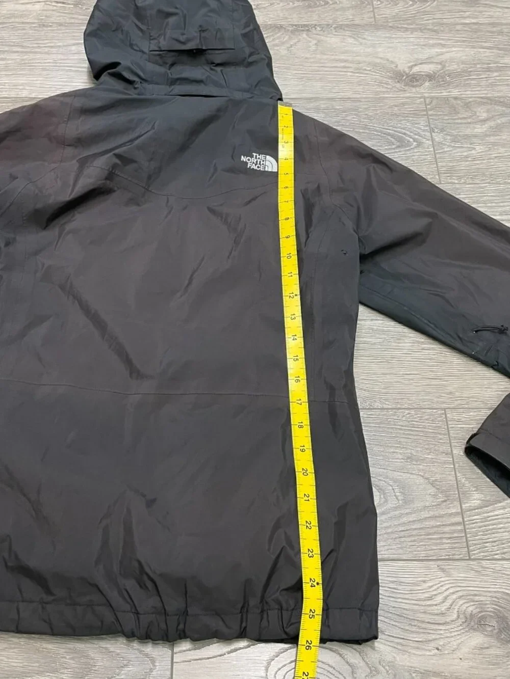 The North Face Womens Black Gore-Tex Rain Jacket Hooded Waterproof Shell Size S - Picture 11 of 16